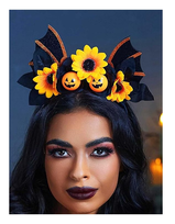 Strój kostium przebranie Halloween karnawał Opaska na głowę nietoperz