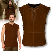 Strój Koszula Męska Rycerz Wojownik Wiking Średniowieczny Cosplay Xl Xxl