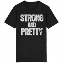 Strong And Pretty Koszulka Strongman Trening Gym