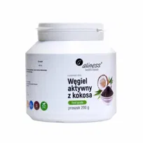 Suplement diety, ALINESS Węgiel aktywny z kokosa, 200g