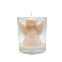 Świąteczna świeca sojowa w szkle WOREK PREZENTOWY z motywem renifera Christmas Home 100g