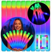 ŚWIECĄCE PAŁKI LED PAŁKA NA IMPREZĘ HALOWEEN 10X PIANKOWE MIECZ ŚWIETLNY HQ