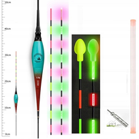 Świecący Spławik - 1.0 g POGROMCA Dużego LESZCZA + Kamuflaż + Bateria