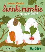 Świnki morskie same w domu. Ogródek