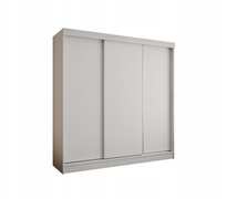 SZAFA PRZESUWNA 3D 160x205 BIAŁA -NISKA