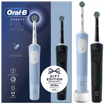 Szczoteczka elektryczna Oral-B Vitality Pro D103 Duo Black/Blue