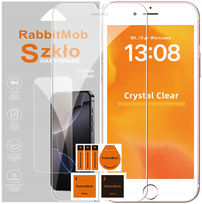 Szkło Hartowane 9H RabbitMob do iPhone 7 Plus / 8 Plus | Crystal Clear