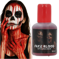 SZTUCZNA KREW 50ml NIETOKSYCZNA REALISTYCZNA HALLOWEEN CHARAKTERYZACJA