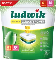Tabletki do zmywarek Ludwik All in 1 Ultimate Power Grapefruit 41 szt.