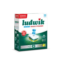 Tabletki do zmywarek Ludwik MAXX POWER LEMON ALL IN 1 50 szt.