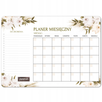 Tablica Kalendarz PLANER MAGNES A4 XL Trawa Pampas