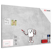 Tablica na magnesy METALboards, beton II 90x60 cm