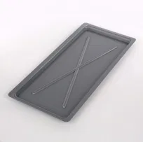 Tacka do duszarek METPOL Szeroka, srebrna, 50x22,5 cm
