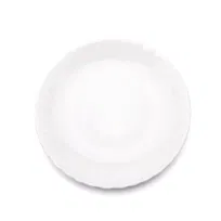 Talerz deserowy Bormioli Rocco Prima 20 cm szkło opalowe falisty rant