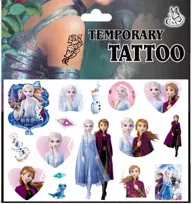 Tatuaże dla dzieci Kraina Lodu zmywalne Elza Elsa Frozen K2