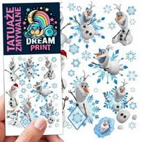 TATUAŻE ZMYWALNE DLA DZIECI FROZEN KRAINA LODU WZORY ORYGINALNE