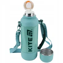 TERMOS Z KUBKIEM DUŻY 1200 ml METALOWY Z UCHWYTEM ZIELONY KITE