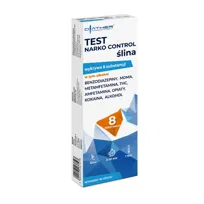Test narko control ślina wykrywanie 8 substancji w ślinie