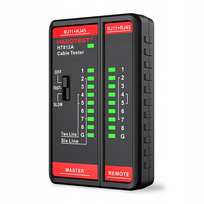 Tester Przewodów Sieciowych RJ11 RJ45 LAN do Sieci Szukacz Par Kabli HT812