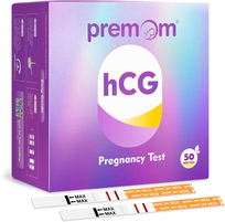Testy ciążowe paski HCG 10 mIU/mL 50 szt. do śledzenia płodności