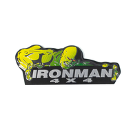 Tłoczony Znaczek Plakietka Logo Emblemat Ironman 4x4