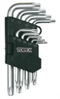TOPEX, Klucze Torx T10-T50, zestaw 9 szt., 35D960