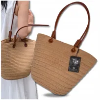 Torba Torebka Plażowa BAD&BAGS Na Plażę Piknik Damska Na Ramię Shopper Duża