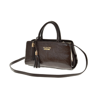 Torebka damska Valentino Creations kuferek z chwostami Coffee