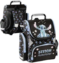 Tornister dla dziewczynki Paso Stitch niebiesko - czarny