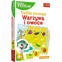 Trefliki poznają Warzywa i owoce, gra edukacyjna, Trefl