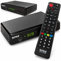 TUNER Dekoder odbiornik do telewizora DVB-T2 HEVC TV naziemnej HDMI + PILOT