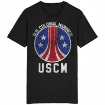 US Colonial Marines Koszulka Alien Nostromo USCM Obcy VS Predator LV 426