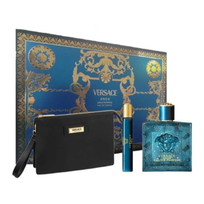 versace eros woda perfumowana 100 ml   zestaw  