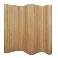 vidaXL Parawan z naturalnego bambusa, szerokość 250 cm, wysokość 165 cm