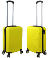 Walizka kabinowa ABS firmy SunBag - model apus 8082 kolor żółty