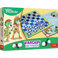 Warcaby i Młynek, Gra planszowa, Rodzina Treflików, 02658