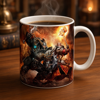 Warhammer 40 000 gra prezent dla gracza kubek gadzet fantasy