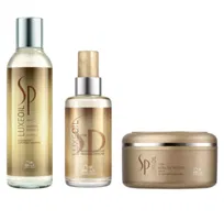 Wella, SP Luxe Oil, Zestaw regenerujący: szampon 200ml, maska 150ml, elixir 100ml