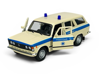WELLY FIAT 125p KOMBI POGOTOWIE BIAŁY 1:34 LEGENDY PRL NOWY METAL 43853