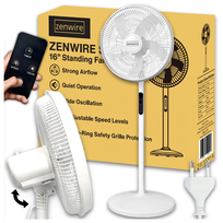Wentylator Wiatrak Stojący Podłogowy Pionowy Domowy POKOJOWY PILOT TIMER Zenwire