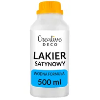 Werniks satynowy lakier akrylowy bezbarwny utrwalenie ochrona powierzchni 500ml