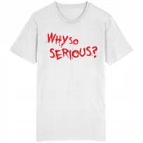 Why So Serious Koszulka Joker Batman Gotham Arkham