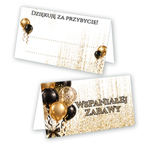 Winietki na Stół na Imprezę Eleganckie - 10 sztuk (s)