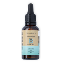WITAMINA B COMPLEX PRIMABIOTIC Krople 30 ml Odporność Układ Nerwowy Skóra