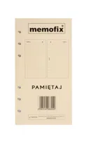 Wkład do organizera, Memofix B6, Pamiętaj