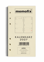 Wkład kalendarzowy 2027 B6 TDW (tydzień do wglądu),Antra
