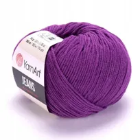Włóczka YarnArt Jeans 50 FIOLET 50g/160m