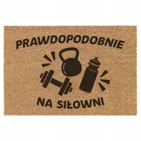 WYCIERACZKA SIŁOWNIA TRENING prezent trenera parapetówka pod drzwi