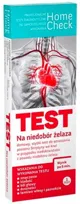 Wyrób medyczny, Home Check, Test na niedobór żelaza Anemia, 1 szt.