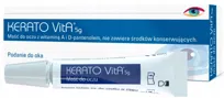 Wyrób medyczny, Kerato Vita, Maść Do Oczu Z Witaminą A, 5g